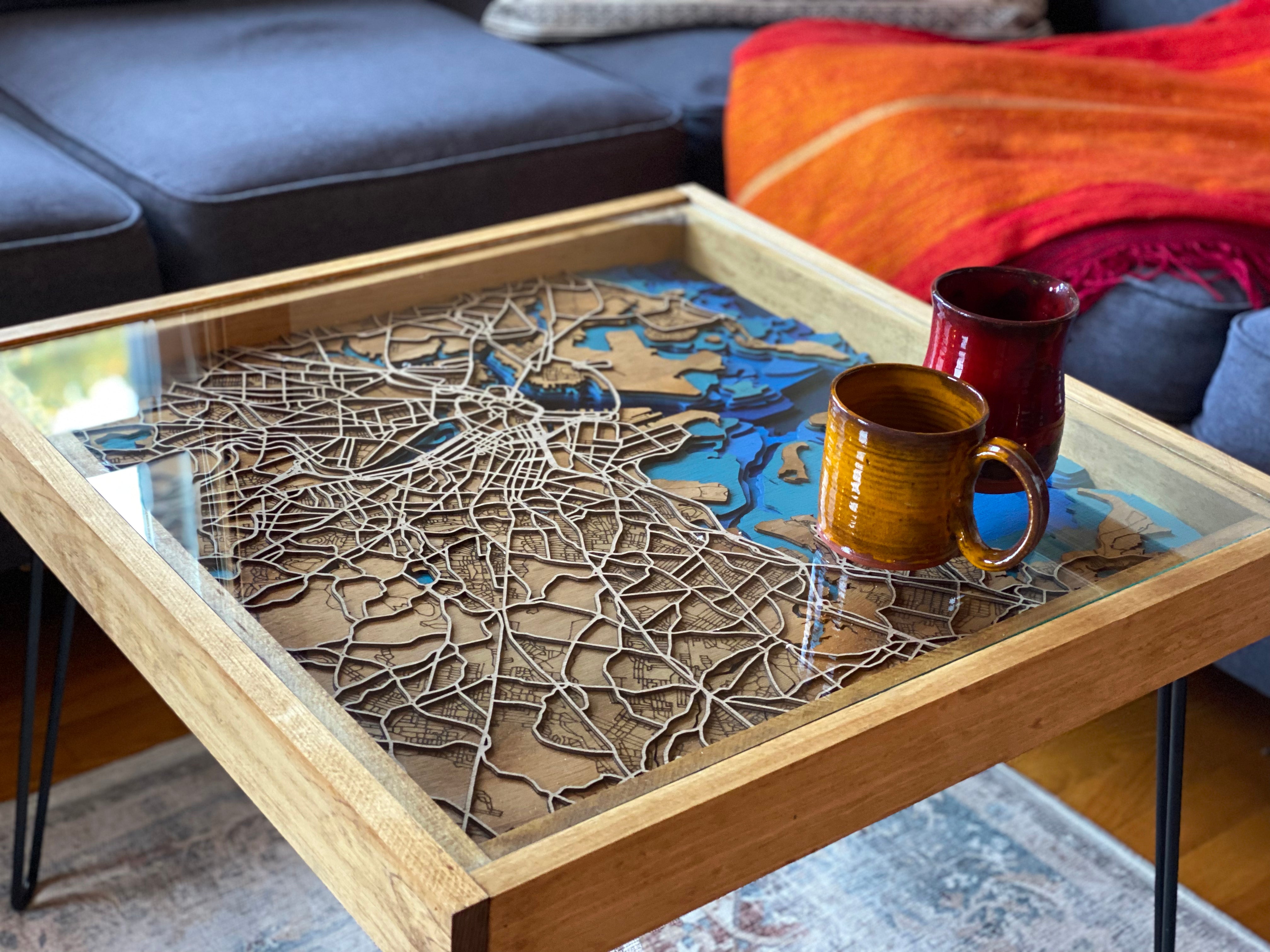 Map Coffee Tables